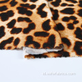 Baju Atasan Leopard Print Rajutan Rayon Spandex